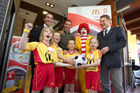 McDonalds Escorte Bundesländer Tour zur Euro 2008 mit Martin Hiden in McDonalds Filale KlagenfurtFoto: Johannes Puch / Fotodienst