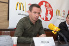 McDonalds Escorte Bundesländer Tour zur Euro 2008 mit Martin Hiden in McDonalds Filale KlagenfurtBild: HidenFoto: Johannes Puch / Fotodienst