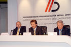 (c) fotodienst/Dan Carabas - Wien 24.04.08 - Österreichische Vereinigung für Beton- und Bautechnik - FOTO v.l.: Rudolf Schicker, Peter Preindl, Hans Peter Haselsteiner