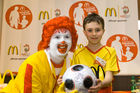 McDonald’s, offizieller Sponsor der Uefa Euro 2008 stellte die Kinder der McDonald’s 