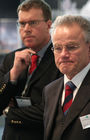 Prof. Andreas Tünnermann (Leiter des Frauenhofer-Instituts für Angewandte Optik und Feinmechanik, Jena) und Prof. Hans-Jörg Bullinger (Präsident der Frauenhofer-Gesellschaft, München) präsentierten auf der Hannover Messe 2008 Studien zum Thema 