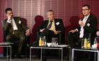 Matthias Kammer (Vorsitzender des Vorstandes Vitako, Bundesarbeitsgemeinschaft der kommunalen IT-Dienstleistunger e.V., Dataport, AöR); Georg Schäfer (Ministerialrat, Innenministerium Baden-Würtemberg); Ernst Bürger (Leiter der Geschäftsstelle Deutschland Online im Bundesministerium des Inneren). (C)Fotodienst/Markus Mirschel