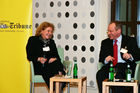 Alison Smale (Managing Editor, International Herald Tribune); John M. Koenig (Deputy Chief of Mission, US-Embassy Berlin). (C)Fotodienst/Jan-Paul Kupser