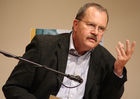 Moderator des Abends: Rainer Eckert (Direktor des Zeitgeschichtlichen
Forums Leipzig). (C)Fotodienst/Markus Mirschel