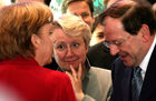 Der Besuch am diesjährigen Capgemini-Stand:
Bundeskanzlerin Angela Merkel (CDU); Annette Schavan (Bundesministerin für Bildung und Forschung, CDU). (C)Fotodienst/Markus Mirschel