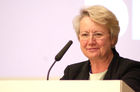 Dr. Annette Schavan (Bundesministerin für Bildung und Forschung). 
(C)Fotodienst/Markus Mirschel