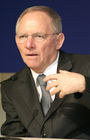 Konzepte der grenzüberschreitenden polizeilichen Zusammenarbeit. FOTO: Wolfgang Schäuble, Innenminister. (C) Fotodienst/Markus Mirschel