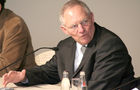 Konzepte der grenzüberschreitenden polizeilichen Zusammenarbeit. FOTO: Wolfgang Schäuble, Innenminister. (C) Fotodienst/Markus Mirschel