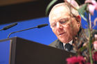 Konzepte der grenzüberschreitenden polizeilichen Zusammenarbeit. FOTO: Wolfgang Schäuble, Innenminister. (C) Fotodienst/Markus Mirschel