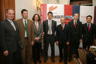 (C) Fotodienst/Anna Rauchenberger - 30.10.2007 - Wien - Presse-Rond-Table zum Thema BIOETHANOL. FOTO: Gen. Dir. DI Johann Marihart (Vorstandsvorsitzender AGRANA Beteiligungs AG), DI Franz Raab (Kammerdirektor Stellvertreter der NÖ Landes-Landwirtschaftskammer), DI Dr. techn. Gernfried Jungmeier (Bereichsleiter 'Energiewirtschaft und Energieplanung', Christian Klobucsar (Moderation), Dr. Lutz Guderjahn (Vorstand, CropEnergies AG), Institut für Energieforschung, Joanneum Research, Graz), Dr. Ing. Torsten Schulze (Prokurist, stellv. Bereichsleiter 'Biocommodieties', Vogelbusch GmbH, Wien), Robert M.S. Vierhout, Drs. (Generalsekretär eBIO).