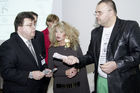 (c) fotodienst/Dan Carabas - Wien 18.10.07 - Der Steuerkreuzweg: 5 Jahresfeier der Steuerberatungskanzlei Steuer & Service  - FOTO: v.li. Mag. Ernst Platka, Jeannine Schiller, Alois Gmeiner
