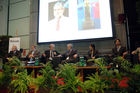 Fachmesse Access/Kongresszentrum Hofburg Heldenplatz
Foto v.li.na.re: Rudolf Angermayr (IMA Vorstand); Kurt Steiner (IMA Vorstand); Leslie P.C.Zech (IMa Vorstandssprecher); KR Rudolf Kadanka (Mondial); Sophie Kadanka (GF Tourismusunternehmen Mondial); Mag.Gregor   Kadanka (GF Mondial)  
©fotodienst/Nadine Bargad