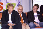 Pressekonferenz des Bundeskanzleramts zum Tag des Sports 2007. Foto: v.li: Dr.Reinhold Lopatka (Sportstaatsekräter), Franz Löschnak (Präsident der Österreichischen Bundessportorganisation) (C)Fotodienst/Patrick Krajnc                     