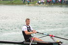 Mahe Drysdal(NZL) Sieger (Mens Single Sculls)