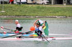 Im Vordergrund die neue Weldmeisterin im Arms Women`s Singel Sculls  Claudia Santos (BRA)