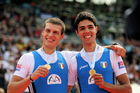 Weltmeister (ITA) A. Caianiello und
A. Dell`Aquila  