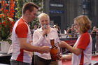 Emmentaler Käseroll-Meisterschaft am Züricher Hauptbahnhof (C)Fotodienst/Tabea Vogel