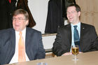 Linz 2007-01-16: 'OÖ Journalisten und Presseclub-Mitglieder erhielten EBC*L-Zertifikate'- Mag Erich Kremsmaier, Fa Orange Cosmos; Wolfgang Denk, Fa Energie AG OÖ - Foto: www.iManufaktur.at