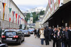 (C) fotodienst/Christian Hofer (www.chris-hofer.com) 
Salzburg - Großes Festspielhaus - vor dem Beginn der Premiere von 