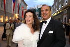 (C) fotodienst/Christian Hofer (www.chris-hofer.com) 
Salzburg - Großes Festspielhaus - Fix & Foxi-Herausgeberin Alexandra Kauka besuchte mit Begleiter Sterling Morton Hamill und Prinzessin Yvonne von Hessen die Premiere von 