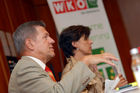 Pressekonferenz - Fachverband Hotellerie der WKÖ: Aktuelle Tourismussituation - Foto: Dr. Klaus Ennemoser (Obmann - Fachverband Hotellerie), Mag. Gabriele Leitner (Geschäftsführerin - Fachverband Hotellerie).