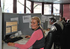 Tricall AGBlick ins Callcenter Aufnahme vom 9. Dez. 2010.Bild: Niklaus Waechter für Fotodienst