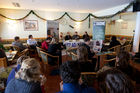 (C) fotodienst / Johannes Hloch - Wien, 6.12.2010; Am 6.12.2010 erhält der austro-brasilianische Bischof Erwin Kräutler in Stockholm aufgrund seines Einsatzes für die Rechte der Indigenen in Amazonien den Alternativ-Nobelpreis. Er wird damit auch explizit für seinen mutigen Einsatz gegen das Mega-Kraftwerk Belo Monte geehrt, für das die steirische Andritz AG die Turbinen liefern möchte. Welthaus Wien und die Dreikönigsaktion, Hilfswerk der Katholischen Jungschar, organisierten am Tag der Preisverleihung eine Solidaritätsaktion vor dem Andritz-Gebäude in Wien.