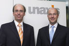 Unaxis Medienkonferenz zum Geschaeftsjahr 2005. Bild: Siegfried Lamprecht, Executive Vice President Corporate Human Resources und Konzernleitungsmitglied; Thomas P. Limberger, CEO und Vizepraesident des Verwaltungsrats, Verwaltungsratsmitglied, Unaxis Management AG