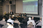 Unaxis Medienkonferenz zum Geschaeftsjahr 2005. Bild: Pressekonferenz im Vortragssaal der SWX Swiss Exchange