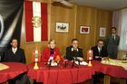  Pressekonferenz zum Thema: Biometrie zur Erhöhung der Sicherheit im Strafvollzug mit  Justizministerin Karin Gastinger, Prof. Siegfried Samm, Dr. Oberst Drechsler unf GF Christian Raunegger                              