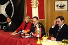  Pressekonferenz zum Thema: Biometrie zur Erhöhung der Sicherheit im Strafvollzug mit  Justizministerin Karin Gastinger, Prof. Siegfried Samm, Dr. Oberst Drechsler unf GF Christian Raunegger                              