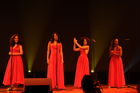 Die kubanische Entertainment-Performance von Sexto sentido am Travel Star Award im Auditorium Stravinski in Montreux.
