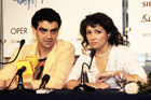 Festspiele 2005 - Pressekonferenz Anna Netrebko + Rolando VillazonFoto: Manfred Siebinger