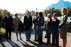 Treffen der Staatsoberhäupter
Präs. Heinz Fischer - A; Horst Köhler -D; Samuel Schmid - CH; Erbprinz Alois von und zu Liechtenstein
Foto: www.siebinger.com