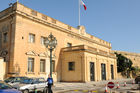 Die Zentralbank von Malta in Valletta. 
The central bank of Malta in Valletta. 
Visit: www.visitmalta.com and www.rolfmeierreisen.ch 