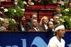 Finale Einzelbewerb - Ivan Ljubicic vs. Juan Carlos Ferrero 6:2, 6:4, 7:6,
Bundespräsident Heinz Fischer und BA-CA Generaldirektor Erich Hampel