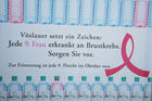 Vöslauer setzt ein Zeichen zur rechtzeitigen Vorsorge: jede neunte Frau hat Brustkrebs