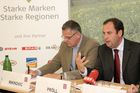 Pressekonferenz: Genussregion Österreich Burgenland, Stephan Mikinovic, BM Josef Pröll