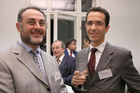 European Space Policy Institute, v.l.: Pierre Henri Pisani (ESPI), Jérome Segal (Embassy of France in Austria)