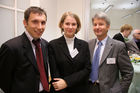 European Space Policy Institute, v.l.: Philipp Marxgut (BM VIT), Elisabeth Ackerler (BM VIT), Peter Seitz (BM BWK)