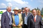 Ernest Gabmann (NÖ-Landeshauptmann-Stellvertreter), Robert Lichal (ehemalig. Verteidigungsminister ),  Erich Hampel (BA-CA Generaldirektor)