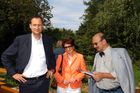 Frau Dr. Neubauer, Herr Stadtrat Dr. Mailath-Pokorny und Herr Architekt Dipl.Ing. Breckner