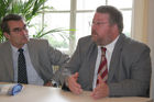 Reinhard Goebl (bm vit), Hermann Zeisel (German Aerospace Center)