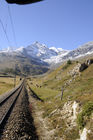 Seit 100 Jahren fährt die Bernina Bahn über den Bernina-Hospitz ins Puschlav. 100 year celebration of the Bernina railway from Pontresina to Posciavo