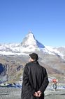 Herrliche Aussicht auf das Matterhorn Alpenpanorama vom Gornergrad. Breathtaking panoramic view of the Matterhorn and the Swiss Alps from Gornergrad (3100 MüM)