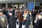 (c) fotodienst / Anna Rauchenberger - Wien, am 30.09.2010 - Heute wurde der 'Lehartrakt', das neue Hightech Forschungs- und Lehrgebäude der Technischen Universität (TU) Wien am Getreidemarkt nach knapp dreijähriger Bauzeit eröffnet. Rund 100 WissenschafterInnen und 700 Studierenden der Technischen Chemie stehen ab sofort modernste Labors und Büros zur Verfügung.