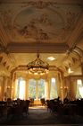 Das Foyer des Grand Hotel Kronenhof in Pontresina zählt zu den schönsten architektonischen Hotelperlen der Belle Epoque in den Schweizer Alpen. 