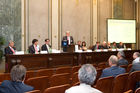 (c) fotodienst / Anna Rauchenberger - Wien, am 02.09.2010 -  Heute fand im Haus der Industrie die Generalversammlung des Wirtschaftsforums der Führungskräfte statt, wobei das Präsidium und der Bundesvorstand neu gewählt wurde. Im Anschluss an die Generalversammlung gab es einen Festvortrag zum Thema: 'Ausnahmezustand - Kommunikation abseits des Gewohnten -  Wie Sie trotz Veränderung im Unternehmen Vertrauen schaffen'