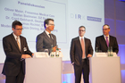 Foto: Dr. Cord Gebhardt - Deutsche Börse; Thomas Richter - BVI; Oliver Maier - Fresenius Medical Care und Stefan Bielmeier - DZ Bank