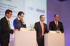 Foto: Dr. Cord Gebhardt - Deutsche Börse; Thomas Richter - BVI; Oliver Maier - Fresenius Medical Care und Stefan Bielmeier - DZ Bank